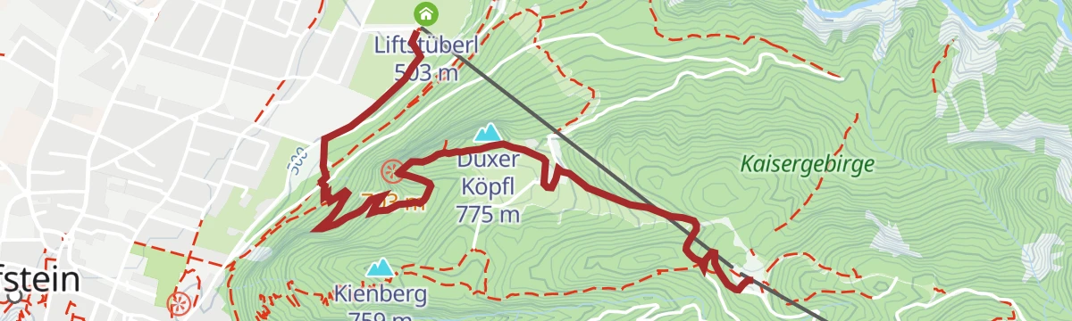 Route map: Naturerlebnisweg Kufstein